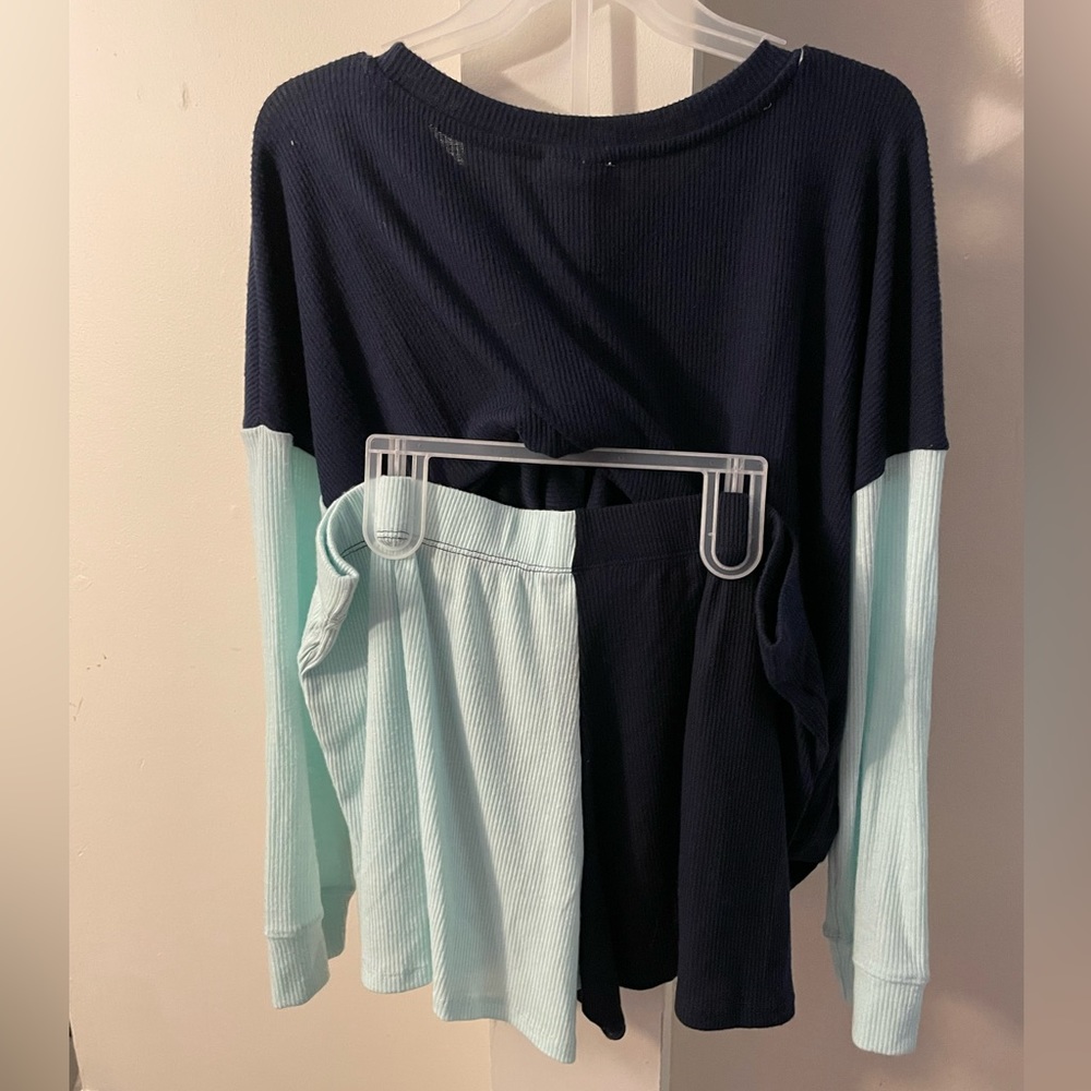 long sleeve & short set